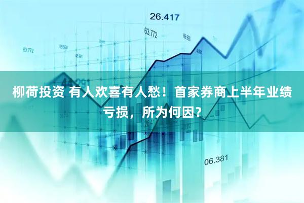柳荷投资 有人欢喜有人愁！首家券商上半年业绩亏损，所为何因？