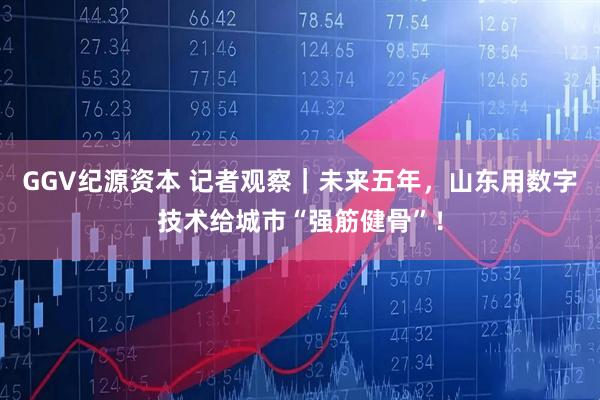 GGV纪源资本 记者观察｜未来五年，山东用数字技术给城市“强筋健骨”！