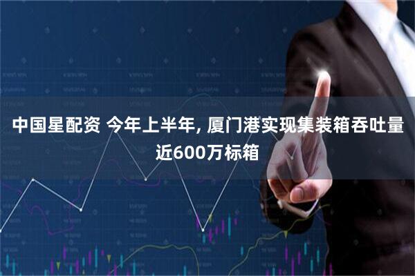 中国星配资 今年上半年, 厦门港实现集装箱吞吐量近600万标箱